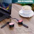 Waterproof usb rechargeable bicycle led handle bar lights